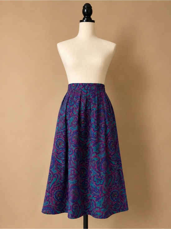 Pendleton Dresses & Skirts - Pendleton Vintage Paisley Pleated Midi Skirt Size 10
